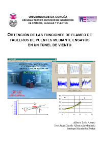 Obtención de las funciones de flameo de tableros de puentes mediante ensayos en un túnel de viento