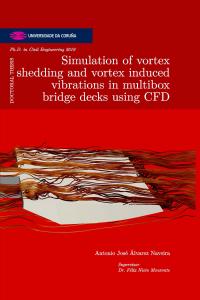 Simulation of vortex shedding and vortex induced vibrations in multibox bridge decks using CFD