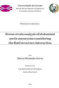 Stress-strain analysis of abdominal aortic aneurysms considering the fluid structure-interaction