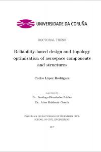 Reliability-based design and topology optimization of aerospace components and structures