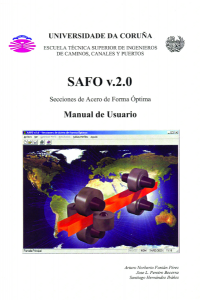 SAFO v.2.0 (Secciones de Acero de Forma Óptima). Manual de Usuario