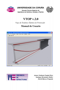 VTOP v.2.0 (Vigas de Tendones Óptimos de Pretensado). Manual de Usuario
