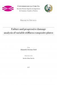Failure and progressive damage analysis of variable stiffness composite plates