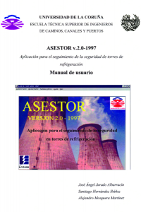 ASESTOR (Aplicación para el seguimiento de la seguridad de torres de refrigeración). Manual de Usuario